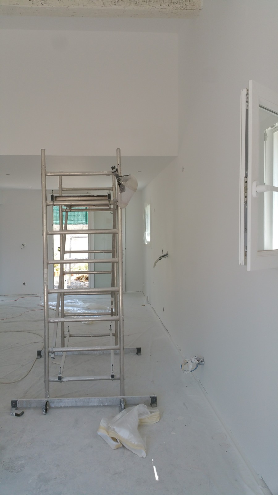 Peinture d'une maison neuve à La Ciotat proche de Cassis Airless 