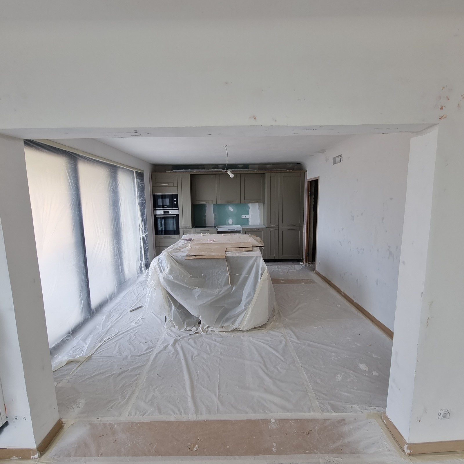 Peinture villa neuve Aix en Provence