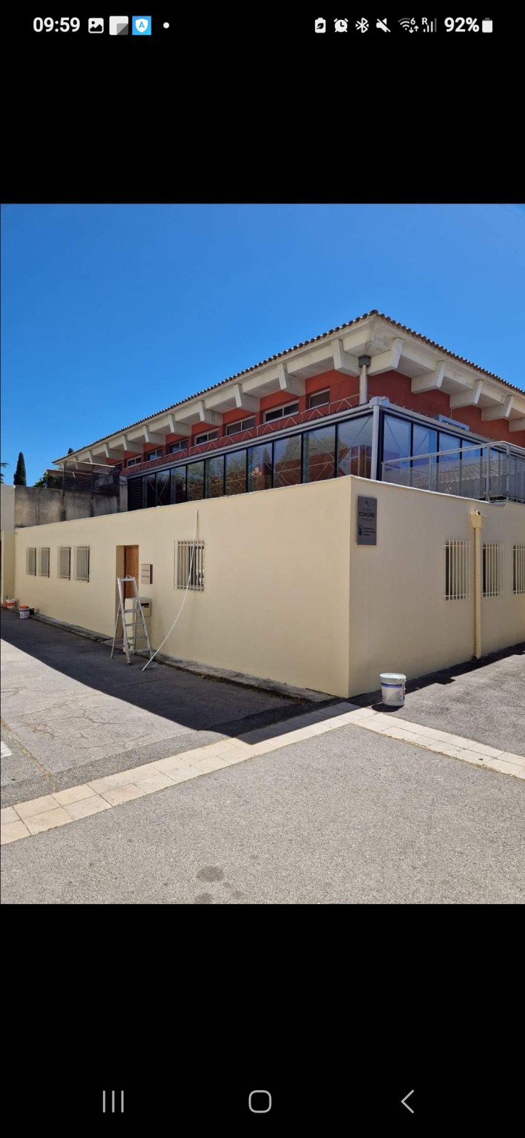 Rénovation de la façade du Palais des Congrès Aix en Provence 13100