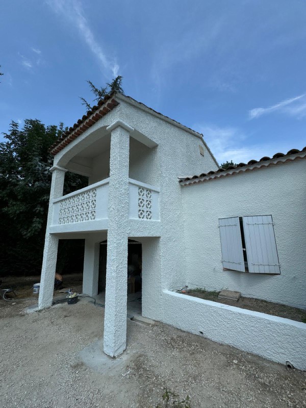 Rénovation façade thermoreflective à Venelles