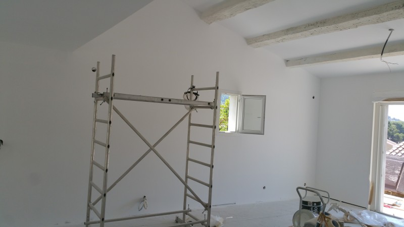 Peinture d'une maison neuve à La Ciotat proche de Cassis Airless 