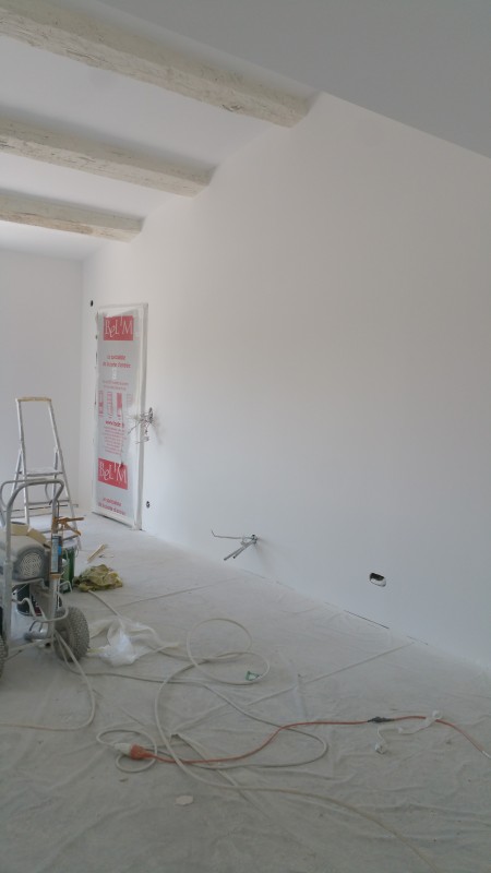 Peinture d'une maison neuve à La Ciotat proche de Cassis Airless 