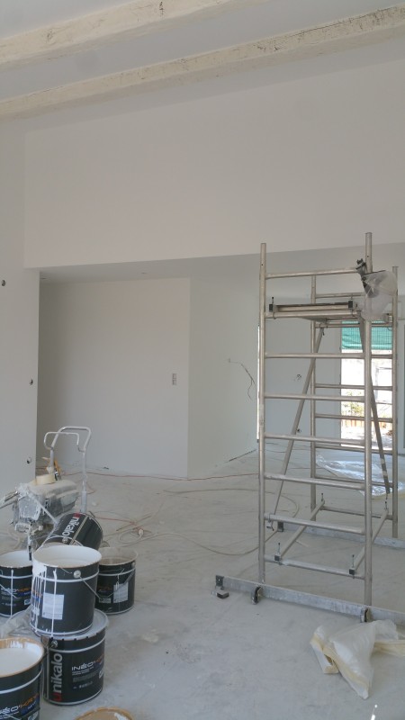 Peinture d'une maison neuve à La Ciotat proche de Cassis Airless 