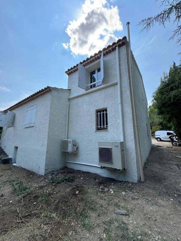 Rénovation façade thermoreflective à Venelles